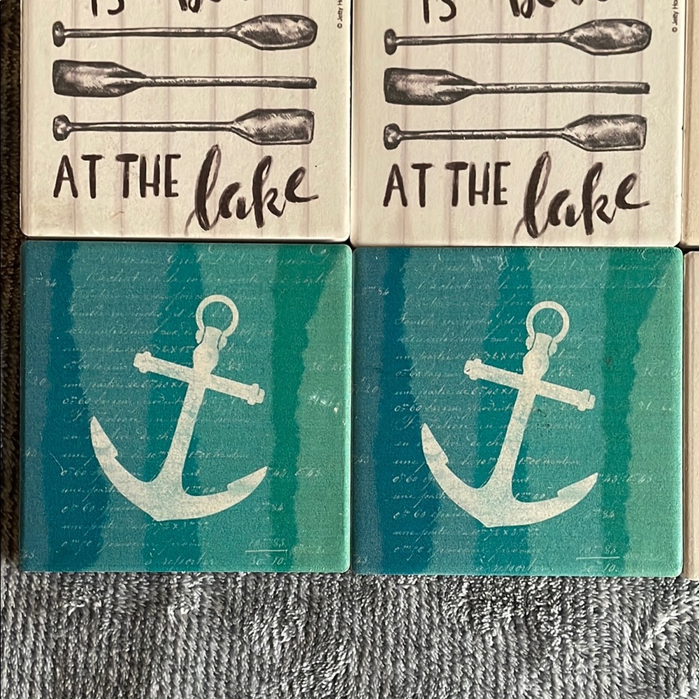 Nautical Wall Decor Set - Blue and White - Picture 5 of 7